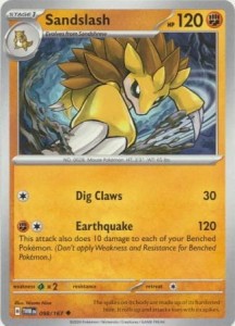 Sandslash - 098/167 - Uncommon - Pokemon