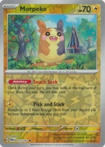 Morpeko - 072/167 - Uncommon Reverse Holo - Pokemon