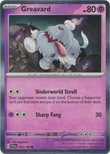 Greavard - 105/198 - Holo Promo - Pokemon