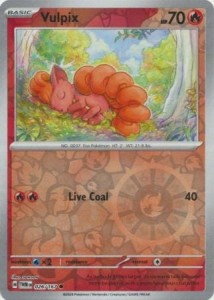 Vulpix - 026/167 - Common Reverse Holo - Pokemon