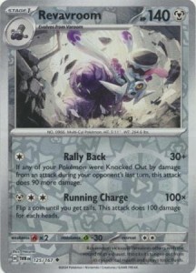 Revavroom - 125/167 - Uncommon Reverse Holo - Pokemon