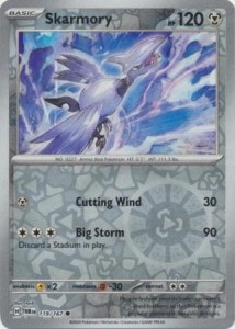 Skarmory - 119/167 - Common Reverse Holo - Pokemon