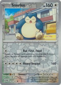 Snorlax - 136/167 - Uncommon Reverse Holo - Pokemon