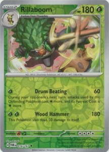 Rillaboom - 016/167 - Uncommon Reverse Holo - Pokemon