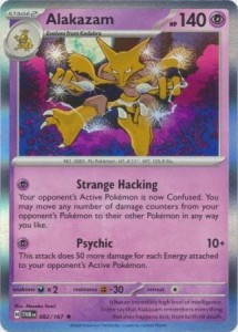 Alakazam - 082/167 - Holo Rare - Pokemon