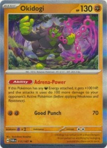 Okidogi - 111/167 - Holo Rare - Pokemon