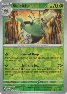Sinistcha - 022/167 - Holo Rare Reverse Holo - Pokemon