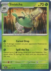 Sinistcha - 022/167 - Holo Rare - Pokemon