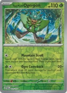 Teal Mask Ogerpon - 024/167 - Holo Rare Reverse Holo - Pokemon
