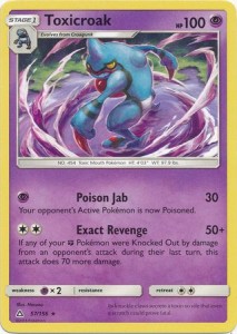 Toxicroak - 57/156 - Rare Pokemon