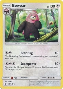 Bewear - 112/149 - Rare Pokemon