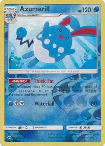 Azumarill - 35/147 - Rare Reverse Holo Pokemon