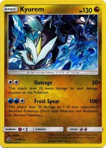 Kyurem - 47/70 - Holo Rare Pokemon