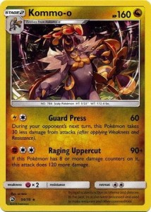 Kommo-o - 54/70 - Holo Rare Pokemon