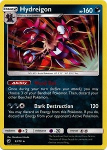 Hydreigon - 33/70 - Holo Rare Pokemon
