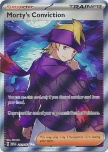 Morty's Conviction - 201/162 - Full Art Secret Rare