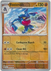 Toxicroak - 024/064 - Common Reverse Holo