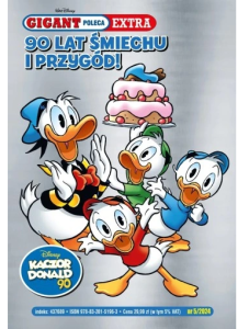 Gigant Poleca Extra 90 lat śmiechu i przygód Kaczor Donald