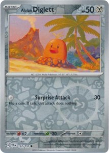 Alolan Diglett - 122/191 - Common Reverse Holo