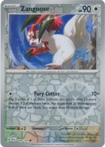 Zangoose - 149/191 - Common Reverse Holo