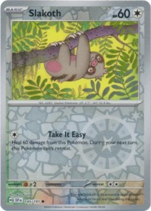 Slakoth - 145/191 - Common Reverse Holo