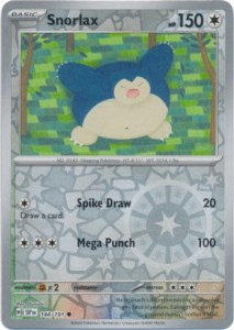 Snorlax - 144/191 - Common Reverse Holo