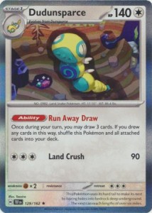 Dudunsparce - 129/162 - Holo Rare 