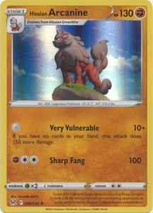 Hisuian Arcanine - 084/196 - NON Holo Rare