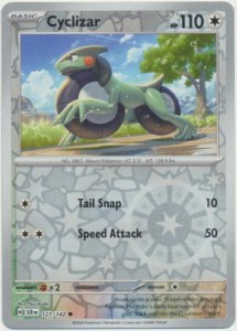 Cyclizar - 127/142 - Common Reverse Holo 